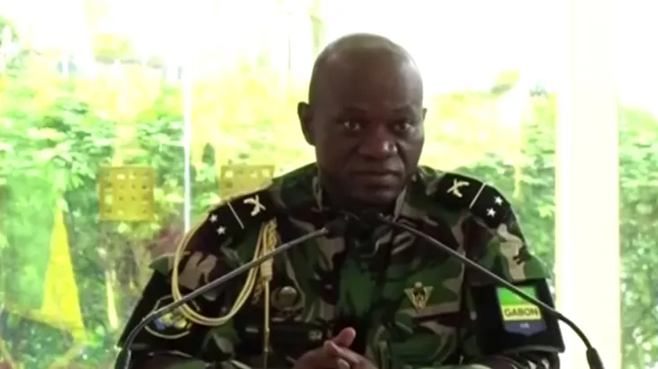 Gabon coup leader